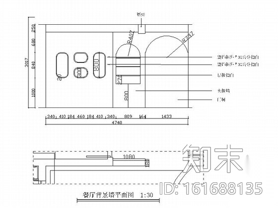 奢华高雅欧式风格一居室装修图（含效果图）cad施工图下载【ID:161688135】