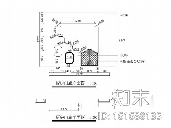 奢华高雅欧式风格一居室装修图（含效果图）cad施工图下载【ID:161688135】