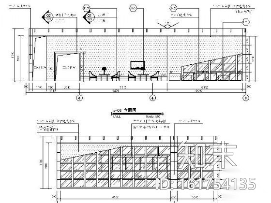 [宁波]某房产销售中心装饰施工图（含效果）cad施工图下载【ID:161754135】