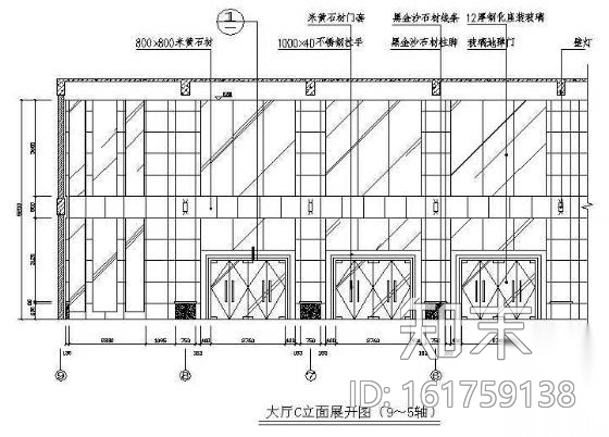 某售楼中心装修图cad施工图下载【ID:161759138】