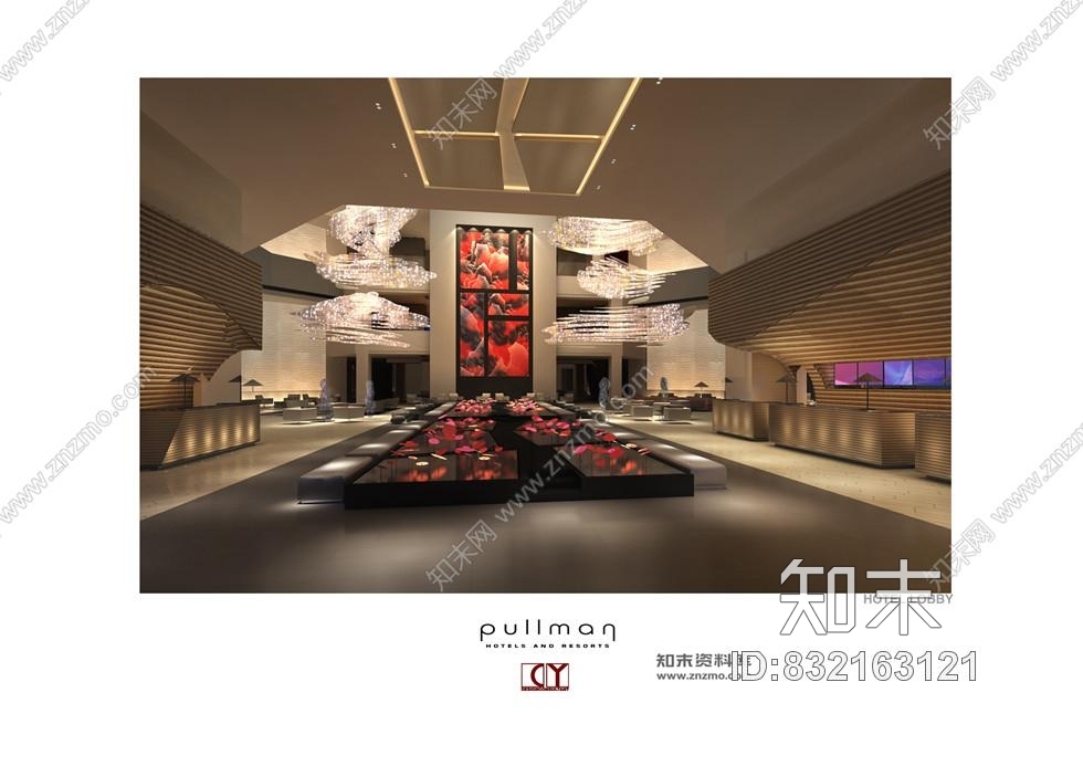 上海铂尔曼酒店公共区域客房区域全套施工图含效果图施工图下载【ID:832163121】