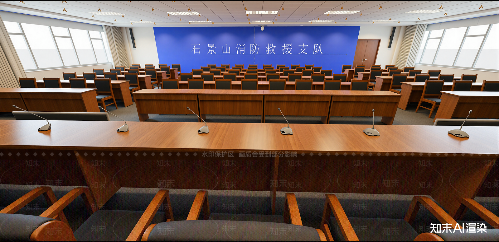 现代报告厅SU模型下载【ID:1216037799】