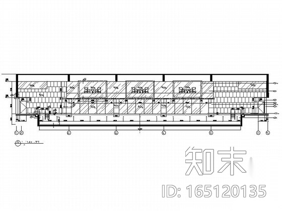 [天津]现代简约大型高档会所室内设计全套施工图cad施工图下载【ID:165120135】