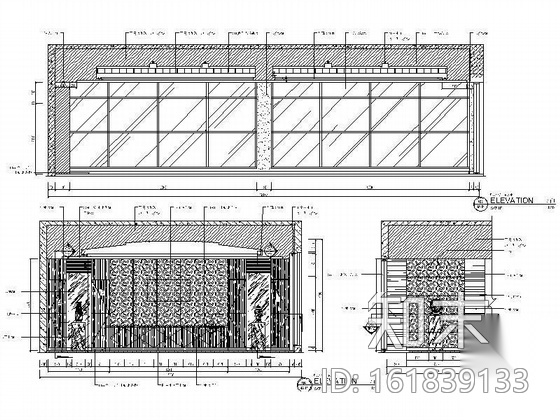 六层办公大楼室内装饰施工图（含装饰及水电）施工图下载【ID:161839133】