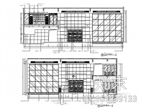 六层办公大楼室内装饰施工图（含装饰及水电）施工图下载【ID:161839133】