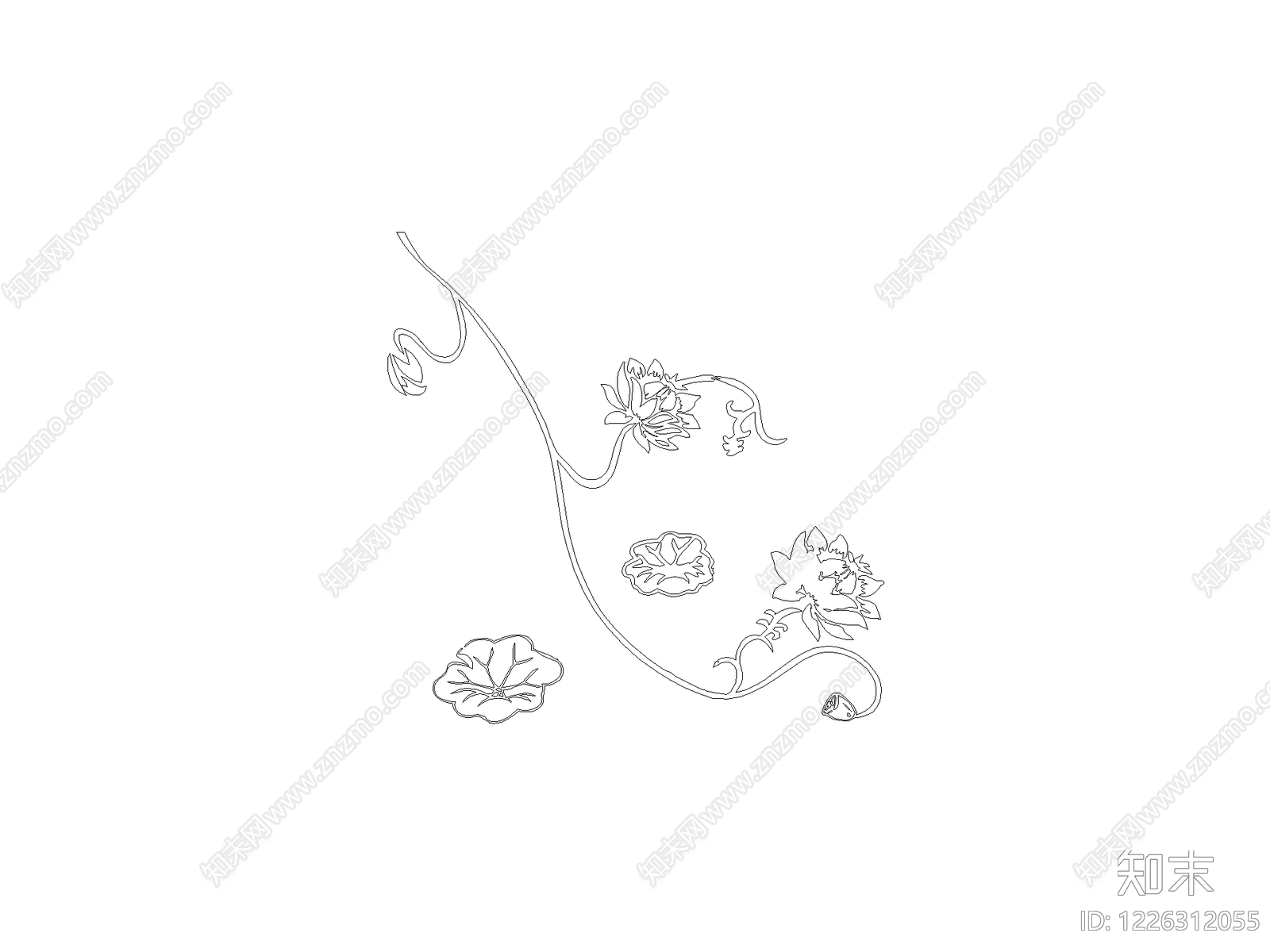 室内平面图块平面图块cad施工图下载【ID:1226312055】