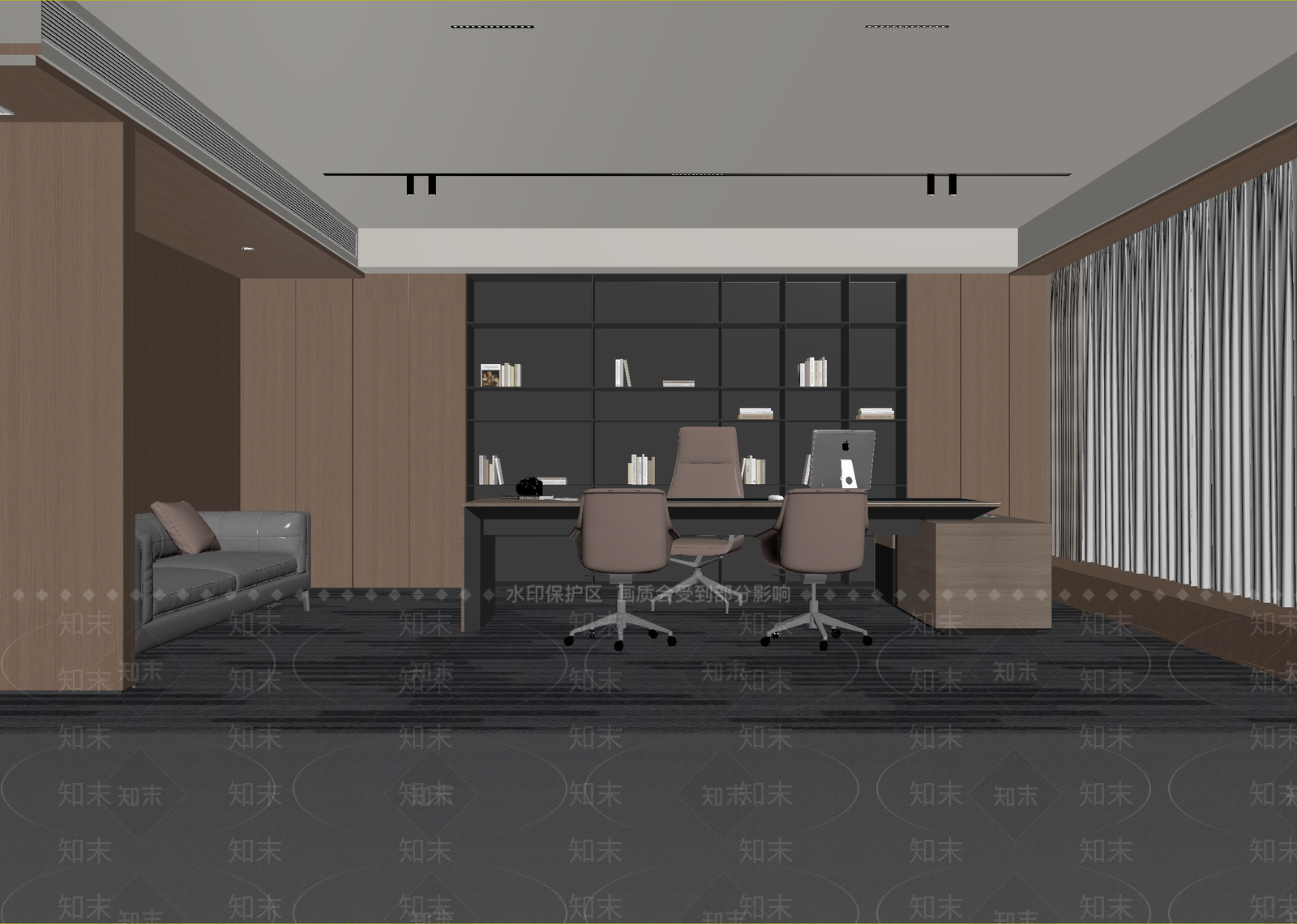 现代办公室3D模型下载【ID:1215113026】