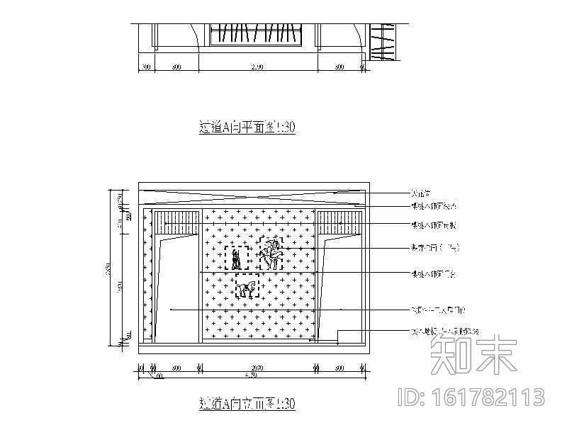 [南昌]温馨简欧三居室设计施工图cad施工图下载【ID:161782113】