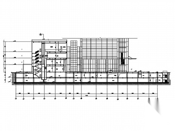 [江苏]150米现代风格知名商业建筑设计施工图（知名设计...cad施工图下载【ID:166061160】