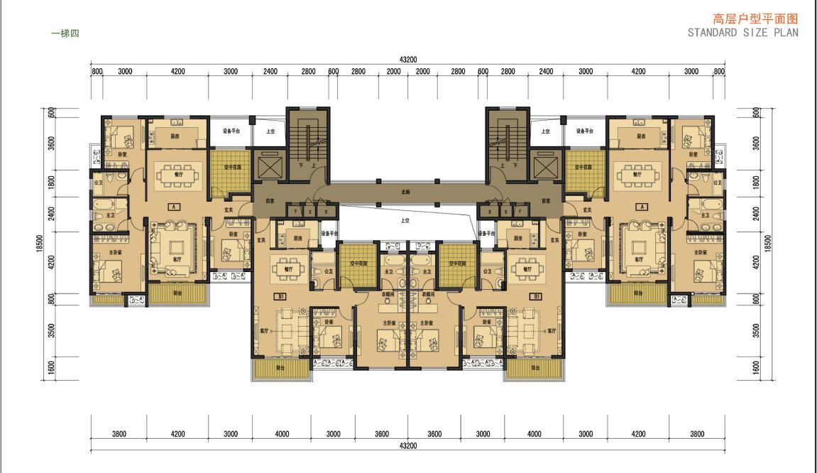 [长沙]高层法式外立面住宅建筑设计方案文本施工图下载【ID:165922145】