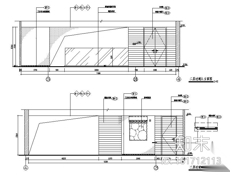 某售楼处户型样板间装修图cad施工图下载【ID:161712113】