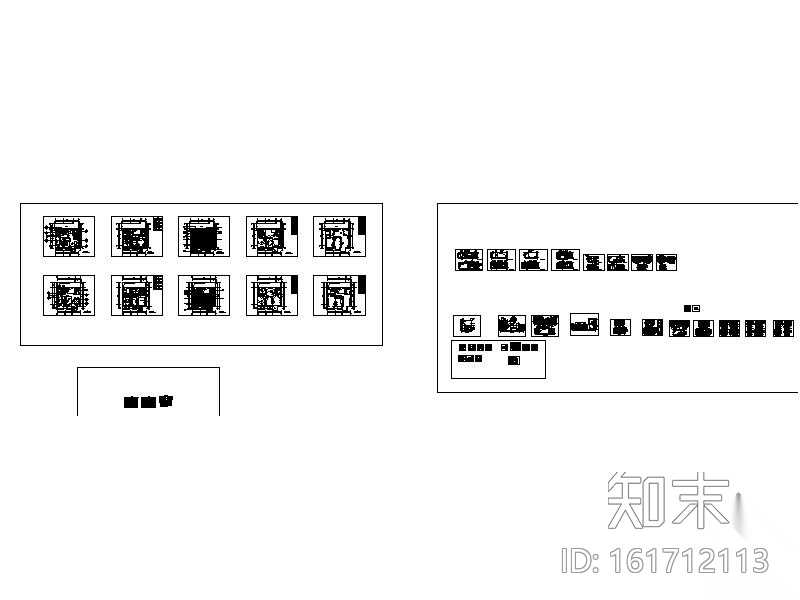 某售楼处户型样板间装修图cad施工图下载【ID:161712113】