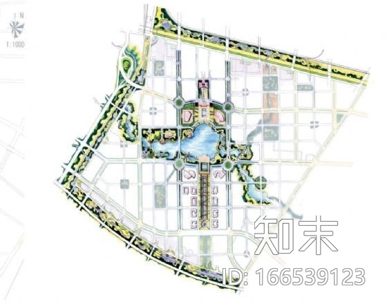 安徽合肥某文化新区景观方案cad施工图下载【ID:166539123】