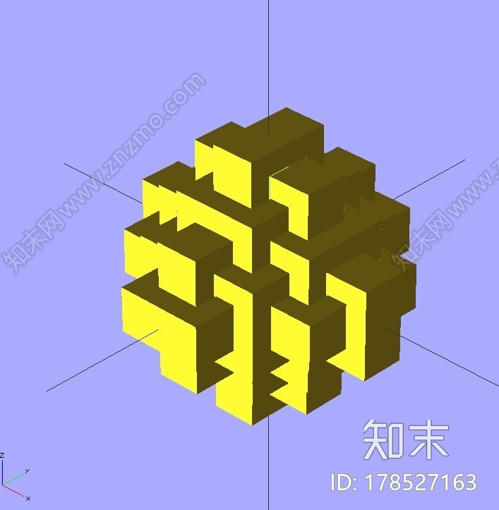 24片方块儿组合3d打印模型下载【ID:178527163】