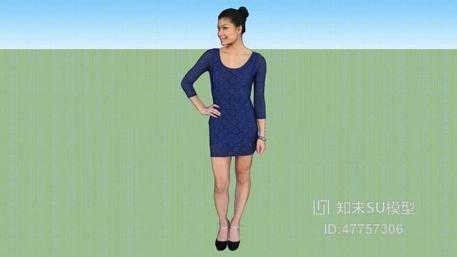儿童SU模型下载【ID:47757306】