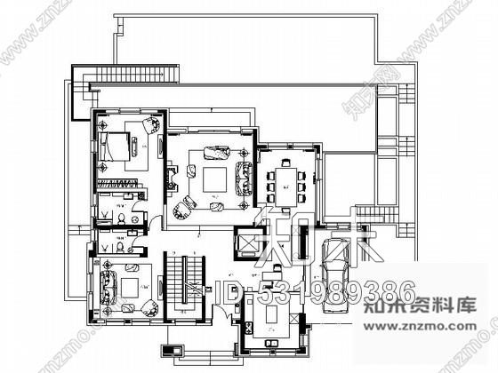 施工图摩洛哥风双层别墅样板房装修图施工图下载【ID:531989386】