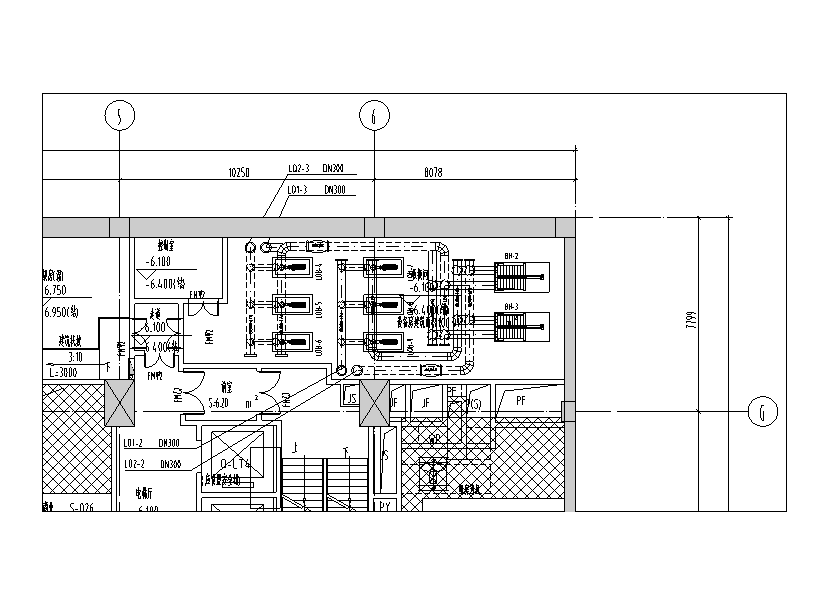 深圳万科商业综合体暖通设计施工图cad施工图下载【ID:168513190】