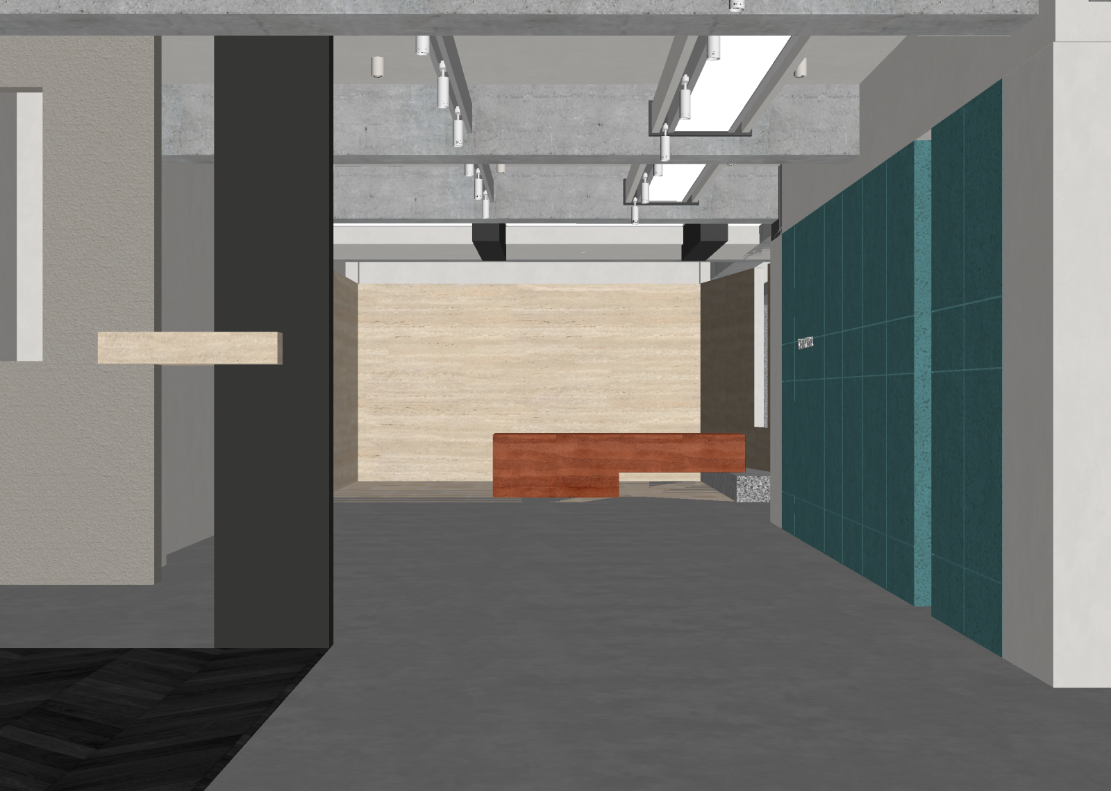 现代办公大厅3D模型下载【ID:1215124417】