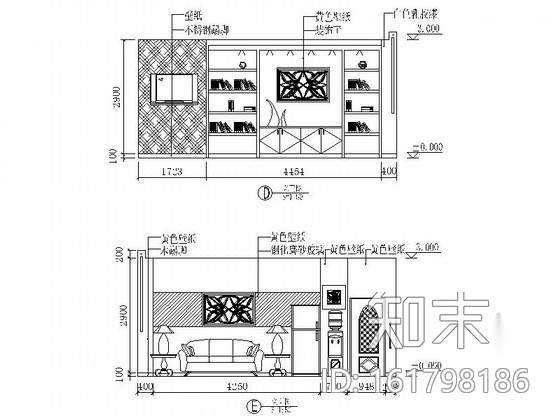 某装饰公司办公空间设计装修图（含效果）cad施工图下载【ID:161798186】