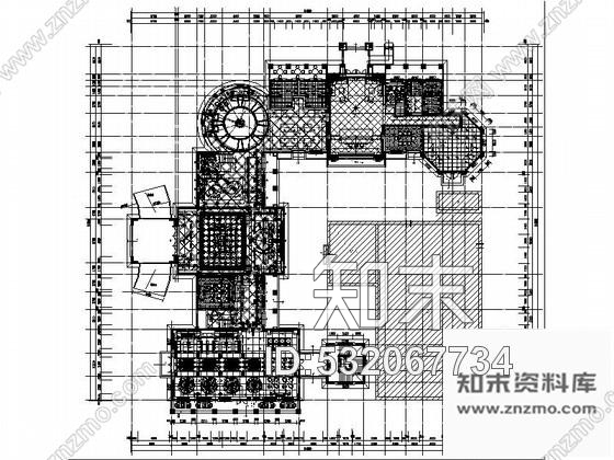 施工图广东欧式风格样板房售楼处室内装修CAD施工图含效果施工图下载【ID:532067734】