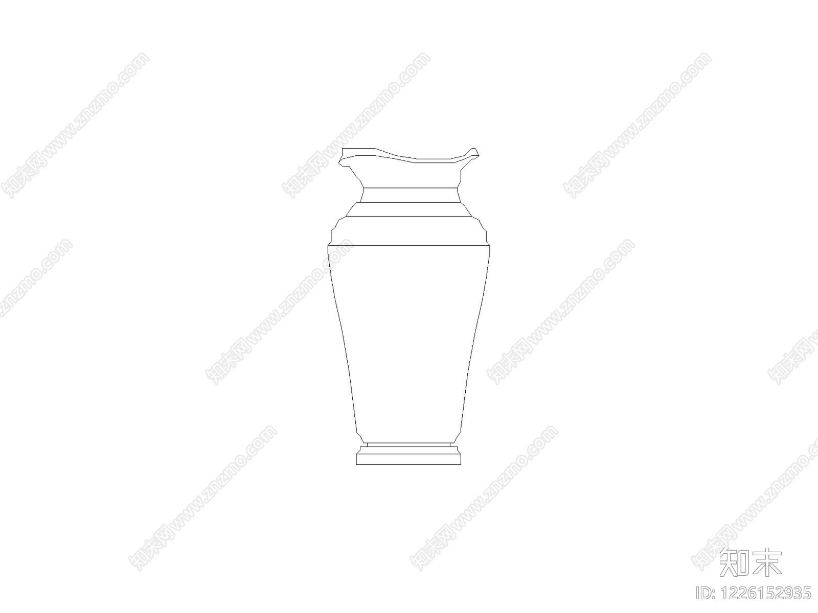 摆件cad施工图下载【ID:1226152935】
