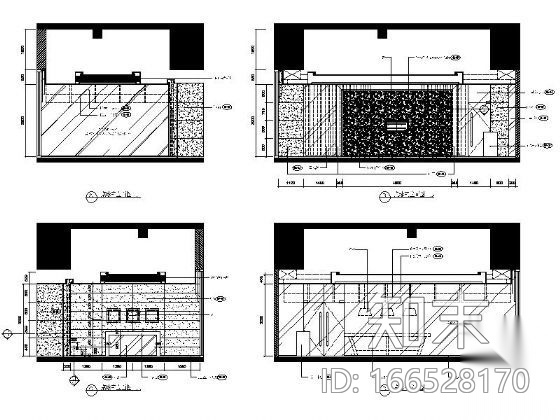 [广州]某国际公寓住宅会所施工图cad施工图下载【ID:166528170】