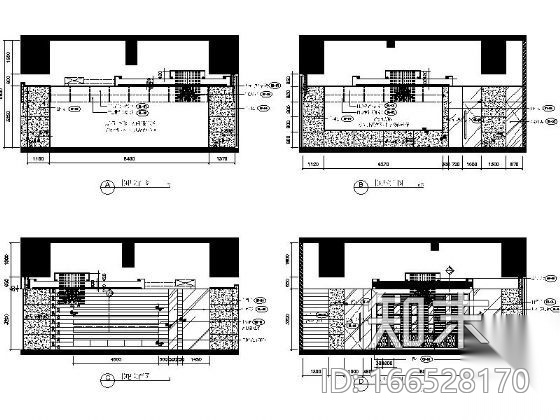 [广州]某国际公寓住宅会所施工图cad施工图下载【ID:166528170】