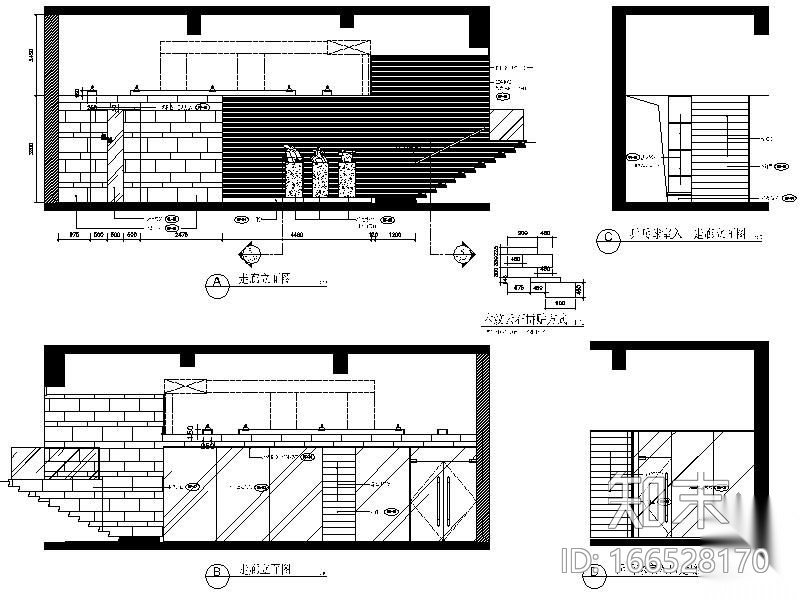 [广州]某国际公寓住宅会所施工图cad施工图下载【ID:166528170】