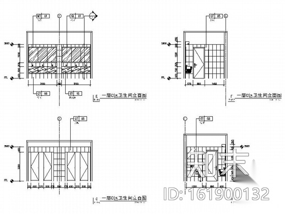 [东莞]五星级商务酒店高档治安管理楼室内CAD装修施工图cad施工图下载【ID:161900132】