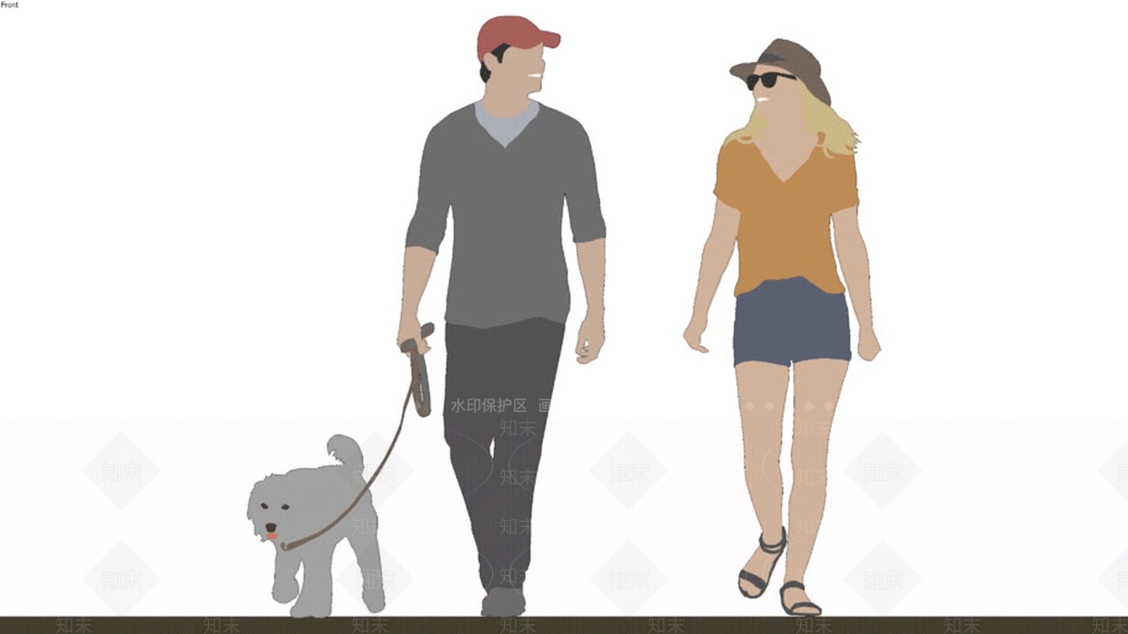 Dog_WalkersSU模型下载【ID:1162598771】