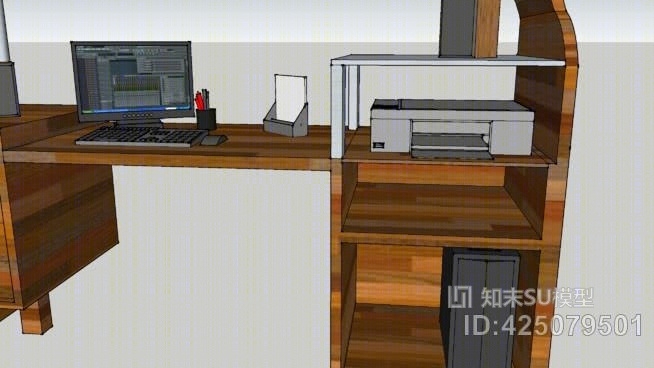 办公室SU模型下载【ID:425079501】