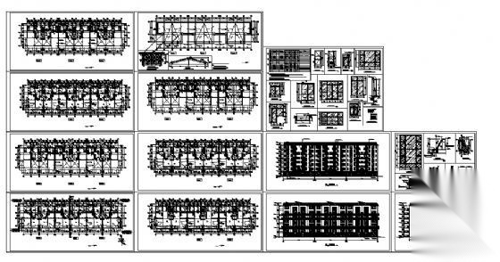 某商品房建筑施工图cad施工图下载【ID:149574168】