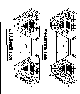 超高层框架结构重庆金贸广场设计施工图cad施工图下载【ID:151481101】