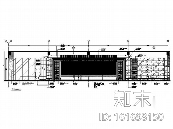 [上海]现代豪华酒店大堂区CAD施工图cad施工图下载【ID:161698150】