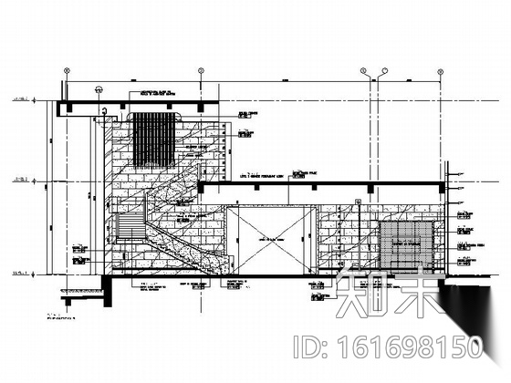[上海]现代豪华酒店大堂区CAD施工图cad施工图下载【ID:161698150】