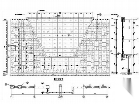 [内蒙古]3层现代风格沿街商业建筑施工图（含玻璃幕墙详...cad施工图下载【ID:165733185】