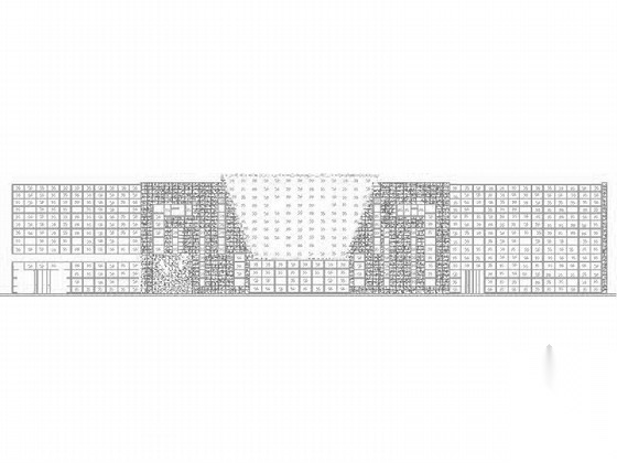 [内蒙古]3层现代风格沿街商业建筑施工图（含玻璃幕墙详...cad施工图下载【ID:165733185】