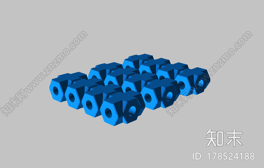 三角洲打印机的U形连接器3d打印模型下载【ID:178524188】