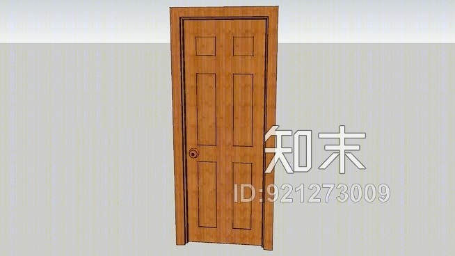 现代门SU模型草图