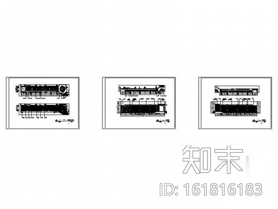 [重庆]某奢华KTV走廊C装修图cad施工图下载【ID:161816183】