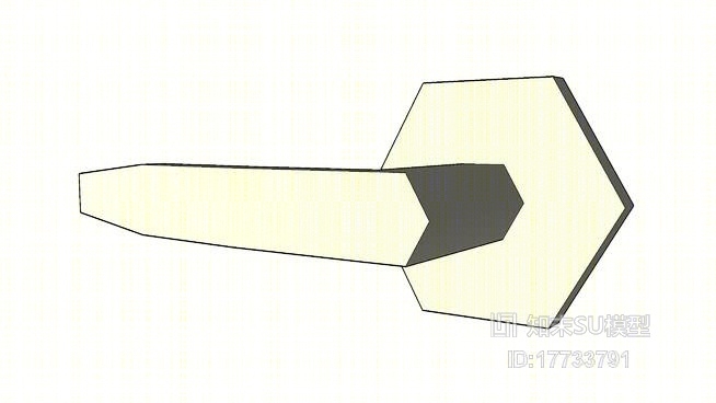 门把手SU模型下载【ID:17733791】
