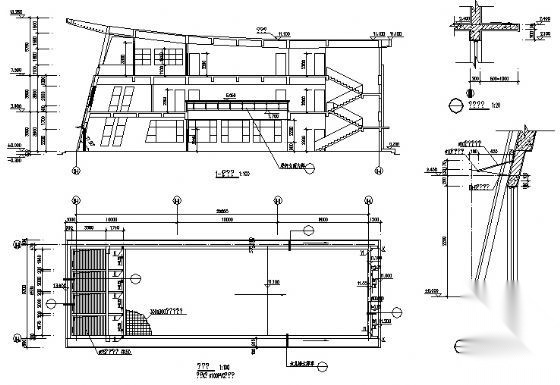 中山市某三层办公楼建筑施工图纸施工图下载【ID:151431197】