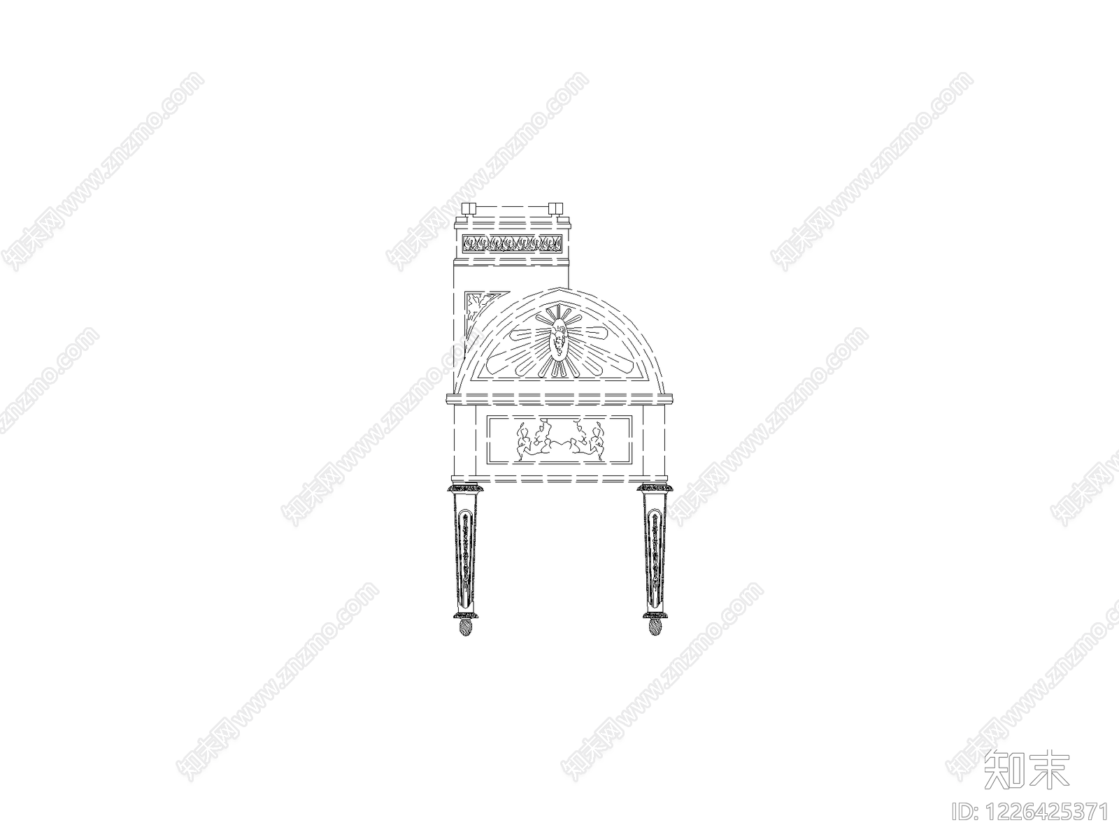 柜子cad施工图下载【ID:1226425371】