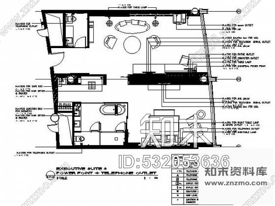 施工图皇冠酒店异型行政套房3施工图cad施工图下载【ID:532053636】