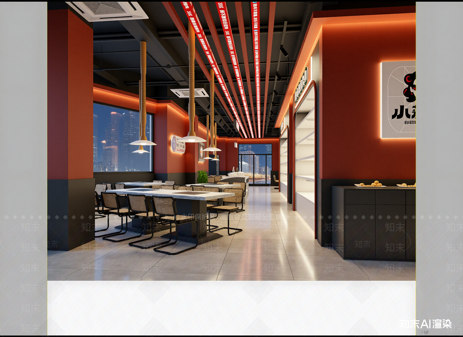 现代火锅店3D模型下载【ID:1214651115】