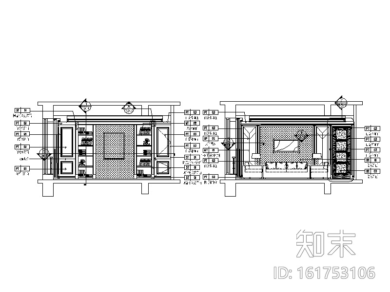 [四川]全套建筑设计办公楼CAD施工图（含效果图）施工图下载【ID:161753106】