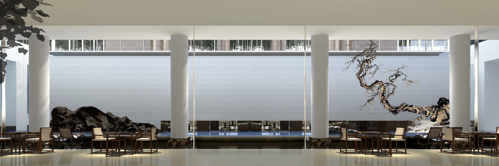 梁建国-北京万柳书院会所全套设计资料cad施工图下载【ID:1131207218】