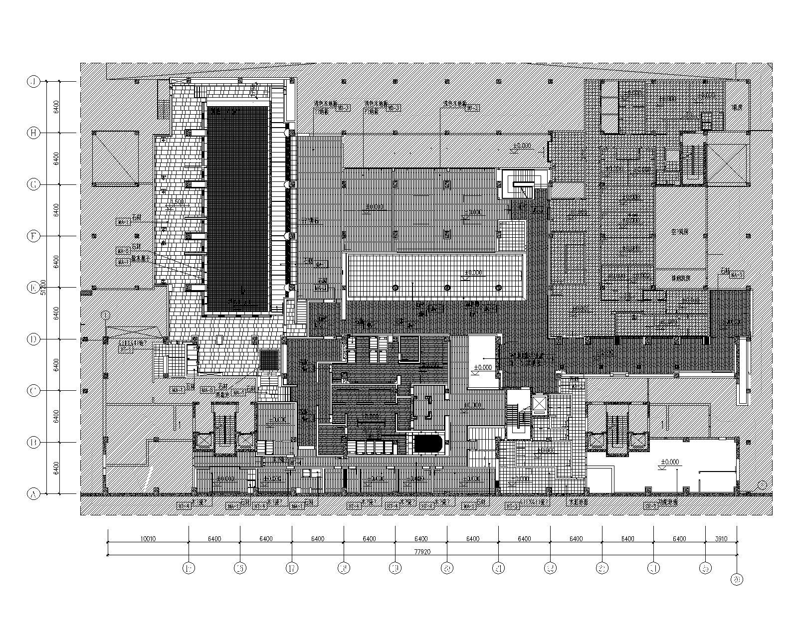 梁建国-北京万柳书院会所全套设计资料cad施工图下载【ID:1131207218】