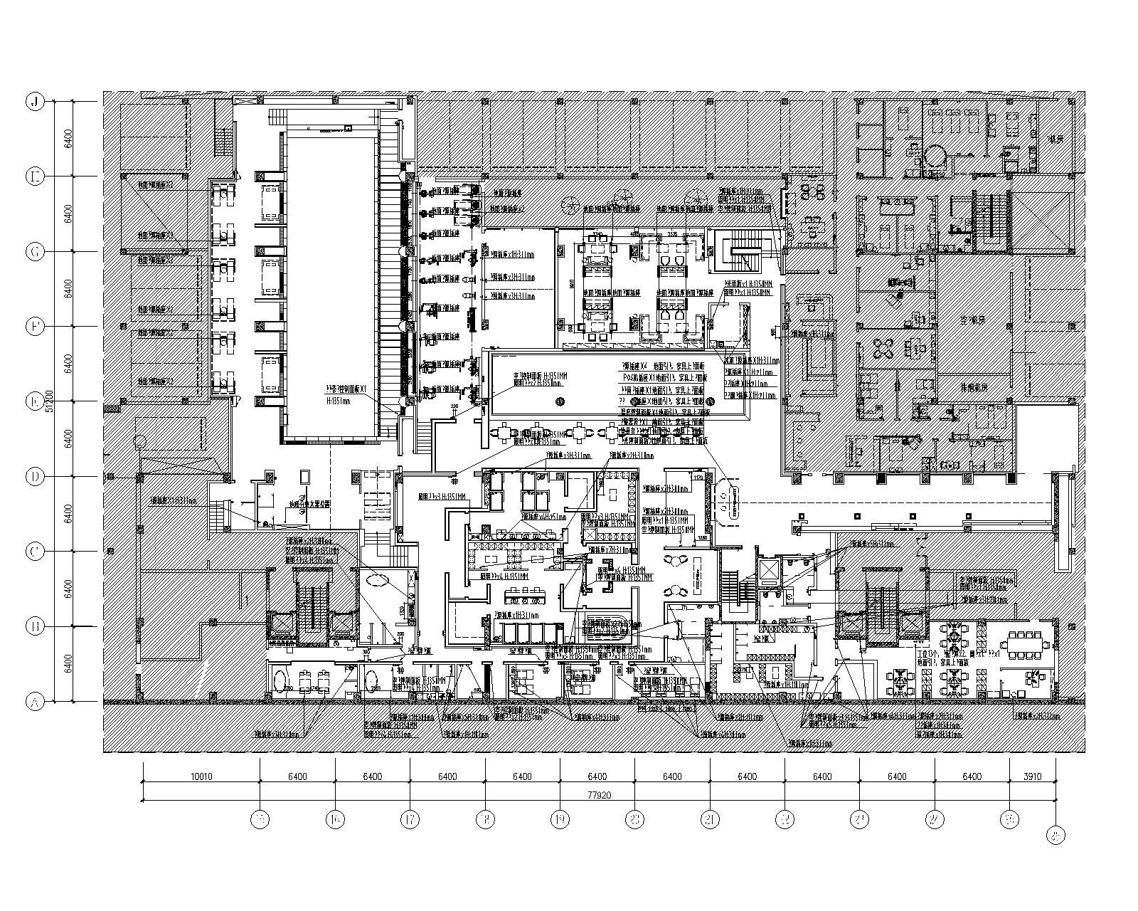 梁建国-北京万柳书院会所全套设计资料cad施工图下载【ID:1131207218】