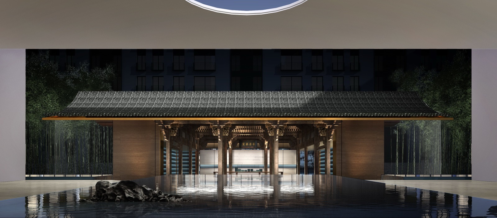 梁建国-北京万柳书院会所全套设计资料cad施工图下载【ID:1131207218】